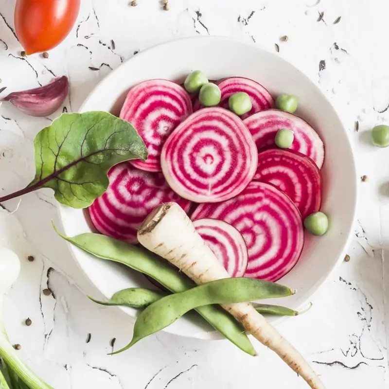 Betterave Chioggia BIO - Beta vulgaris | Achat direct au producteur