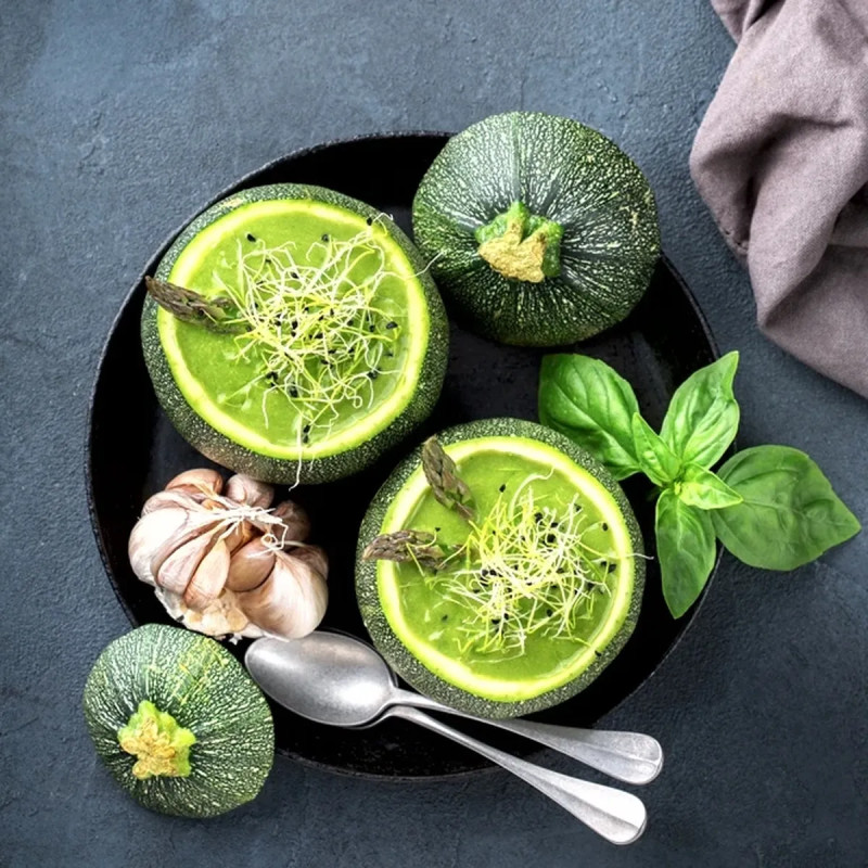 Courgette de Nice à fruit rond BIO - Cucurbita | Achat en ligne